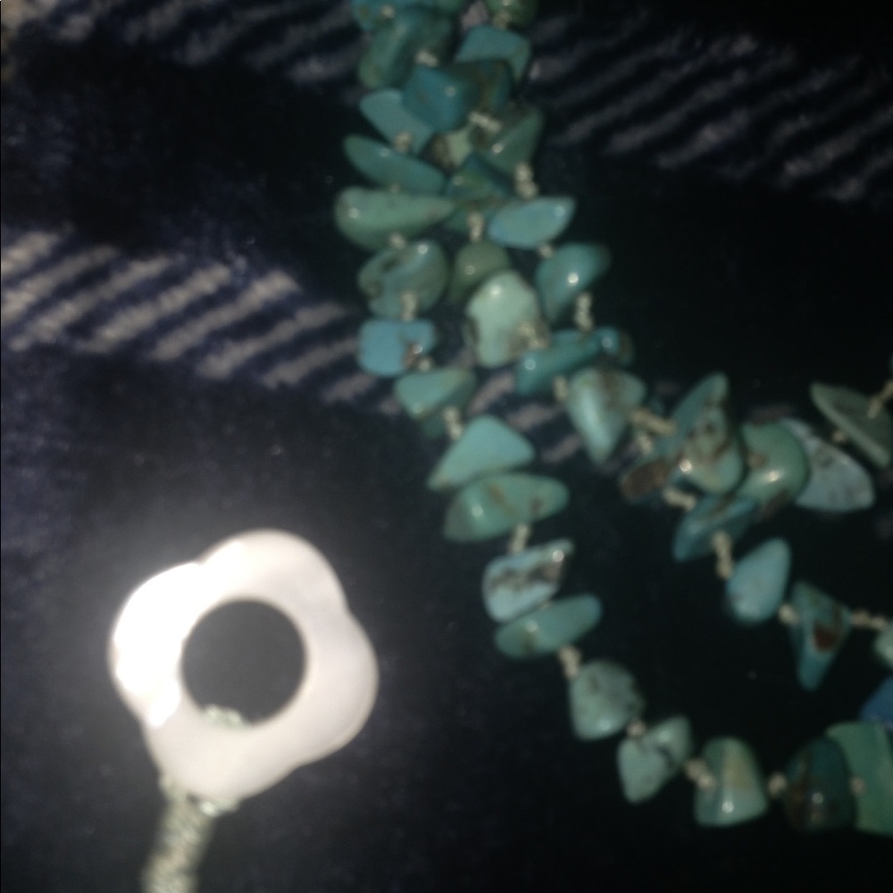 Genuine Turquoise necklace and bracelet